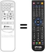 Replacement remote control REMCON1358