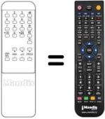 Replacement remote control REMCON378