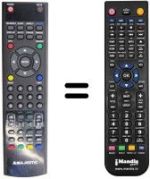 Replacement remote control United LTW22X95