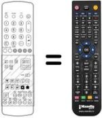 Gleichwertige Fernbedienung Panasonic TX-25A2CI