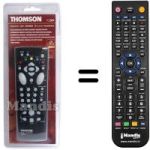 Replacement remote control Telefunken M9680 HIFI