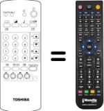 Gleichwertige Fernbedienung Toshiba 2146DF
