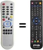 Replacement remote control United UTV14X72