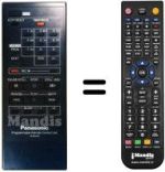 Gleichwertige Fernbedienung Panasonic VEQ0499