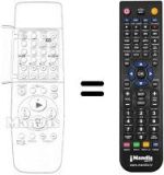 Replacement remote control Panasonic VEQ1941