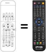 Replacement remote control Panasonic VEQ1956