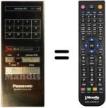 Replacement remote control Panasonic VSQ0380