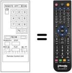 Replacement remote control Panasonic VSQ0479