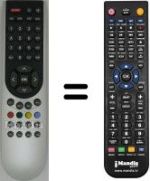 Gleichwertige Fernbedienung Oki TV32TIT