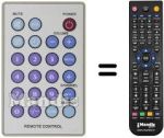 Replacement remote control Irradio XTL505