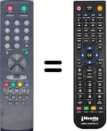 Replacement remote control Brandt 2180RI