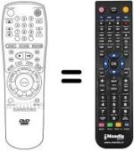 Gleichwertige Fernbedienung Samsung DVD-C700