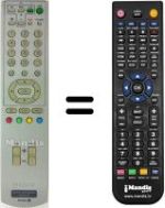 Gleichwertige Fernbedienung Sony VTXD800E