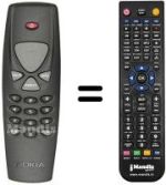 Replacement remote control Nokia 210T DIGIBOX