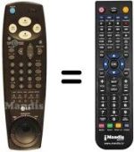 Gleichwertige Fernbedienung LG 2380P