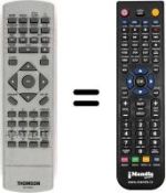 Replacement remote control Thomson DTH109E