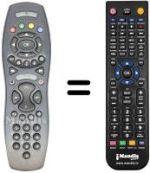 Replacement remote control Sagem IAD5116