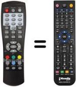 Gleichwertige Fernbedienung MPMAN DVB-T2006