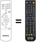 Gleichwertige Fernbedienung Nokia DVB9500SMEDIA
