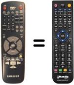Gleichwertige Fernbedienung Samsung DVD907