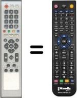 Gleichwertige Fernbedienung Ferguson HF8800 HD