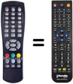 Gleichwertige Fernbedienung Telesystem TS6213