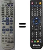 Replacement remote control JVC DR-M1SL