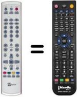 Replacement remote control Telesystem TS4.5HD-CI