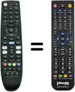 Replacement remote control OPTIBOX Anaconda HD