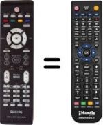 Gleichwertige Fernbedienung Philips DVD-R3577H