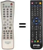 Replacement remote control RC7000DV