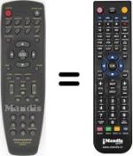 Replacement remote control Marantz DV6200