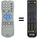 Replacement remote control Telestar TELEDIGI1T