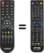 Replacement remote control Fonestar RDT850 HD