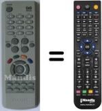 Gleichwertige Fernbedienung Samsung DTB-S501E