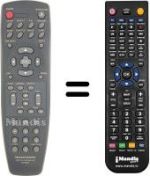 Replacement remote control Marantz DV3100