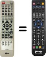 Replacement remote control LG LH-T360SE