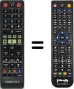 Gleichwertige Fernbedienung Samsung HVS59065