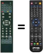 Replacement remote control HVS57638