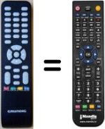 Gleichwertige Fernbedienung Grundig SEC14055W