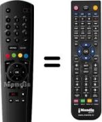 Replacement remote control WHV12450W