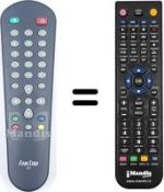 Replacement remote control Fonestar WHV14856W