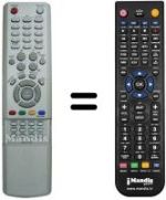 Gleichwertige Fernbedienung Samsung HVS54002