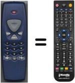 Replacement remote control Nokia HVS53549