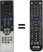 Gleichwertige Fernbedienung Samsung HVS54915