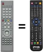 Gleichwertige Fernbedienung Samsung HVS54911
