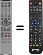 Replacement remote control Inverto HVS53432