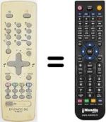 Replacement remote control SEC2898