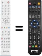 Replacement remote control WHV12412