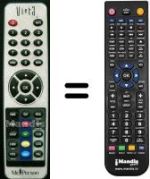 Replacement remote control WHV3155
